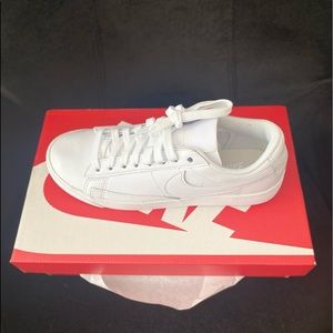 BRAND NEW All White Nike Blazers